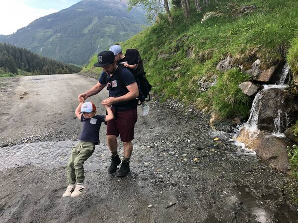Wandern Papa